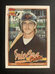 Jeff McKnight #319 Baseball Cards 1991 Topps Prices