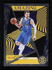 Luka Doncic [Gold] #8 Basketball Cards 2021 Panini Illusions Amazing Prices