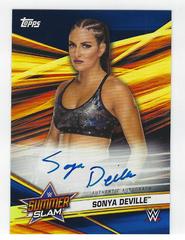 Sonya Deville [Blue] Wrestling Cards 2019 Topps WWE SummerSlam Autographs Prices