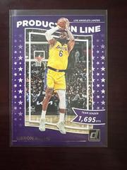 LeBron James #1 Basketball Cards 2022 Panini Donruss Production Line Prices