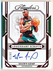 Shawn Kemp [Ruby] #16 Basketball Cards 2022 Panini Flawless Autograph Prices