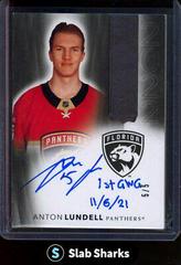 Anton Lundell [Black Autograph] #2022-AL Hockey Cards 2021 Upper Deck The Cup Rookie Class of 2022 Prices