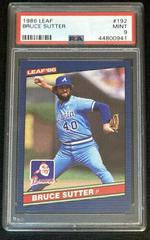 Bruce Sutter #192 Baseball Cards 1986 Leaf Prices