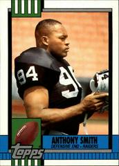 Anthony Smith #53T Football Cards 1990 Topps Traded Prices