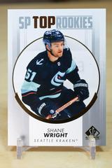Shane Wright #TR-13 Hockey Cards 2022 SP Authentic Top Rookies Prices