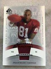 Anquan Boldin [Jersey] #253 Football Cards 2003 SP Authentic Prices