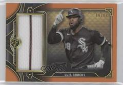 Luis Robert [Amber] #SJR1-LR2 Baseball Cards 2022 Topps Triple Threads Single Jumbo Relics Prices