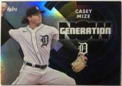 Casey Mize #GN-12 Baseball Cards 2022 Topps Generation Now Prices