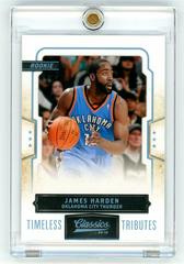 James Harden [Timeless Tributes Platinum] #163 Basketball Cards 2009 Panini Classics Prices