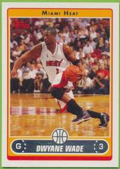 Dwyane Wade #100 Basketball Cards 2006 Topps Prices