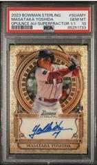 Masataka Yoshida [Superfractor] #SOA-MY Baseball Cards 2023 Bowman Sterling Opulence Autographs Prices