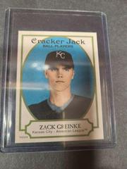 Zack Greinke [Mini Blue] #13 Baseball Cards 2005 Topps Cracker Jack Prices