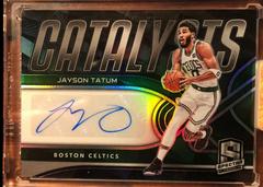 Jayson Tatum Basketball Cards 2021 Panini Spectra Catalysts Signatures Prices