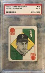 Cliff Chambers Baseball Cards 1951 Topps Red Back Prices