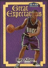Ray Allen Basketball Cards 1998 Fleer Great Expectations Prices