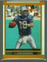 Peyton Manning [Chrome Gold Refractor] #10 Football Cards 2003 Topps Draft Picks & Prospects Prices