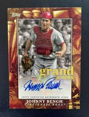 Johnny Bench #GOGA-JB Baseball Cards 2024 Topps Grand Gamers Autograph Prices