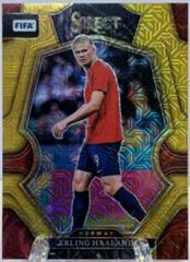 Erling Haaland [Gold Mojo] #160 Soccer Cards 2022 Panini Select FIFA Prices