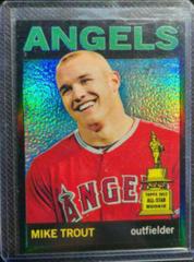 Mike Trout [Black Refractor] Baseball Cards 2013 Topps Heritage Chrome Prices