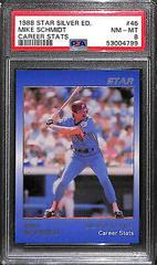 Mike Schmidt [Career Stats] #46 Baseball Cards 1988 Star Silver Edition Prices