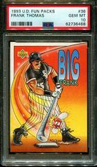 Frank Thomas Baseball Cards 1993 Upper Deck Fun Packs Prices