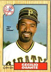 Cecilio Guante #219 Baseball Cards 1987 O Pee Chee Prices