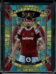 Lucas Paqueta Soccer Cards 2022 Panini Select Premier League Stained Glass Prices