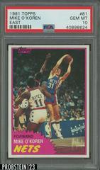 Mike O'Koren East #81 Basketball Cards 1981 Topps Prices