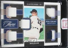 Bob Feller [Silver] Baseball Cards 2022 Panini Three and Two Full Count Swatches Prices