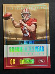 C.J. Beathard [Platinum] #RY-5 Football Cards 2017 Panini Contenders Rookie of the Year Prices