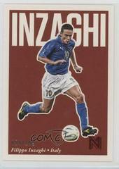Filippo Inzaghi [Red] Soccer Cards 2017 Panini Nobility Prices