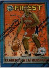 Clarence Weatherspoon Refractor w Coating #221 Basketball Cards 1995 Finest Prices
