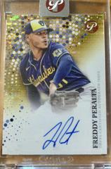 Freddy Peralta [Gold Refractor] #PA-FP Baseball Cards 2022 Topps Pristine Autographs Prices
