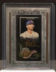Pete Alonso [X Gold Ink] #MA-PA Baseball Cards 2022 Topps Allen & Ginter Mini Autographs Prices