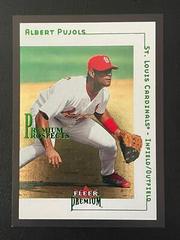 Albert Pujols #223 Baseball Cards 2001 Fleer Premium Prices