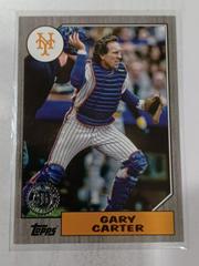 Gary Carter [Black] Baseball Cards 2022 Topps Update 1987 Prices