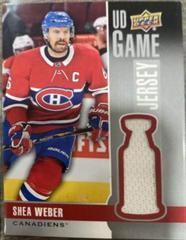 Shea Weber Hockey Cards 2019 Upper Deck UD Game Jersey Prices