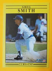 Greg Smith #433 Baseball Cards 1991 Fleer Prices