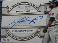 David Ortiz Baseball Cards 2022 Topps Definitive Legendary Autograph Collection Prices