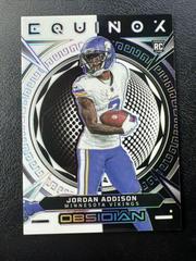 Jordan Addison [Purple Electric Etch] #17 Football Cards 2023 Panini Obsidian Equinox Prices