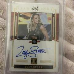 Zoey Stark [Holo Gold] Wrestling Cards 2022 Panini Impeccable WWE Illustrious Ink Autographs Prices