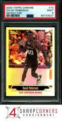David Robinson [Refractor] #73 Basketball Cards 2000 Topps Chrome Prices