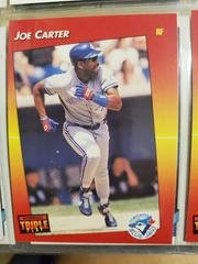 Joe Carter #108 Baseball Cards 1992 Panini Donruss Triple Play Prices