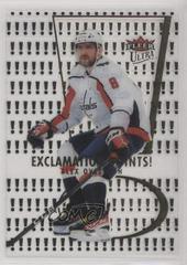 Alex Ovechkin [Gold] #EP-13 Hockey Cards 2021 Ultra Exclamation Points Prices