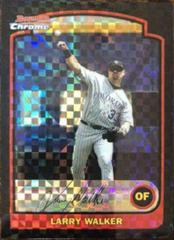 Larry Walker [Xfractor] #35 Baseball Cards 2003 Bowman Chrome Prices