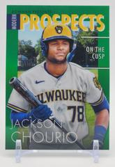 Jackson Chourio [Green] #MP-12 Baseball Cards 2023 Bowman Modern Prospects Prices