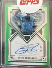 Julio Rodriguez [Green] #DRA-JRO Baseball Cards 2022 Topps Definitive Rookie Autographs Prices