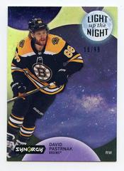 David Pastrnak [Green] #LN-DP Hockey Cards 2022 Upper Deck Synergy Light Up The Night Prices