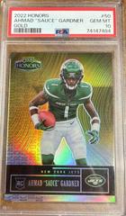 Ahmad 'Sauce' Gardner [Gold] #50 Football Cards 2022 Panini Honors Prices