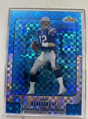 Tom Brady [Blue Refractor] #105 Football Cards 2006 Topps Finest Prices